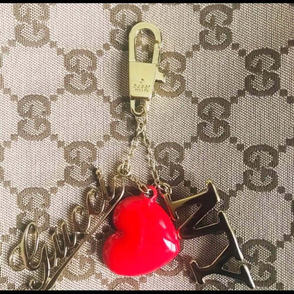 AUTH GUCCI NY BAG CHARM